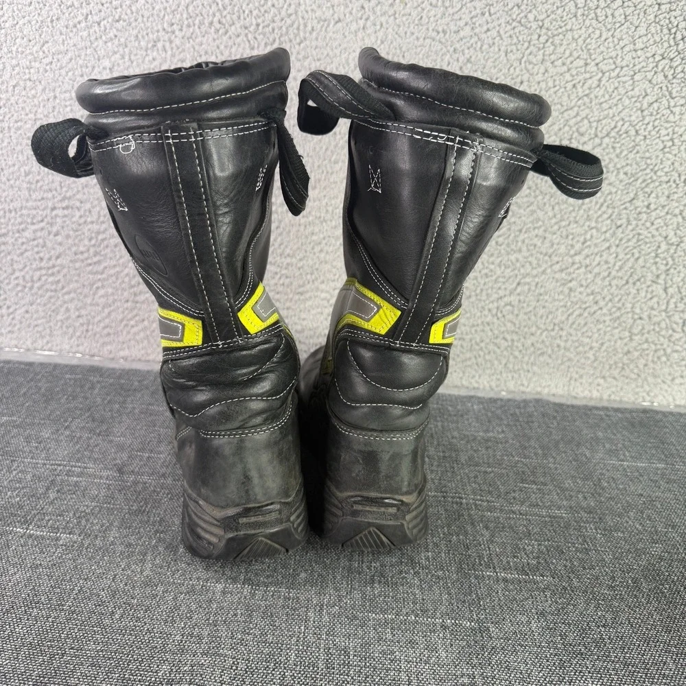 Globe Firefighter Boots‎ Mens 7.5 M Black Leather Structural 1201400 Vibram Sole